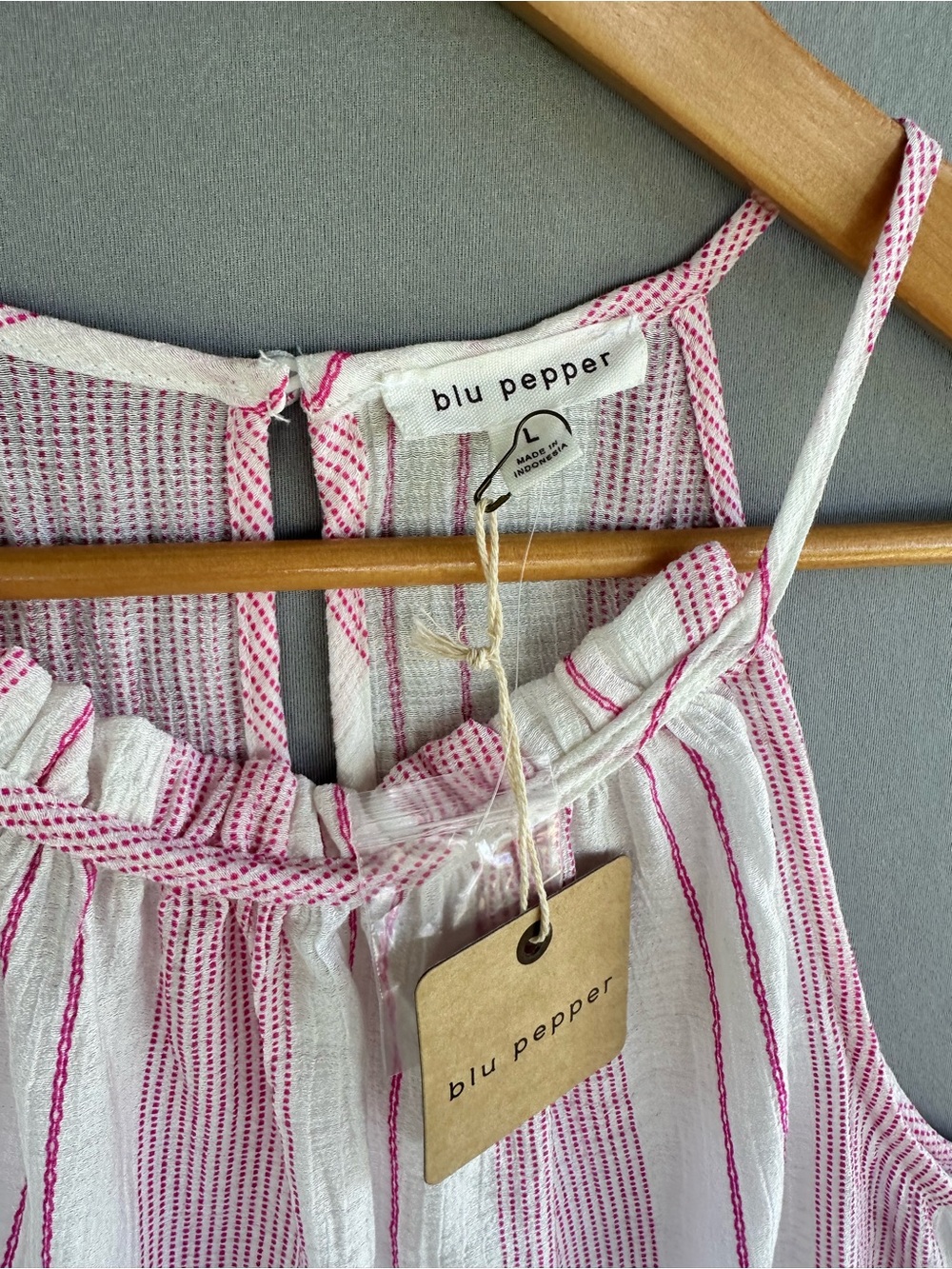 ๐5 for $45๐ NWT Blu Pepper top blouse size L - Picture 6 of 8
